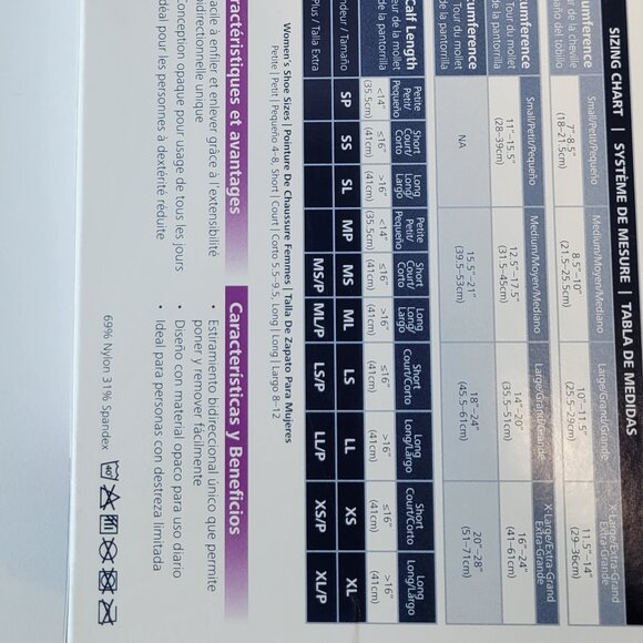 Sigvaris Medical Compression Hosiery / Knee-High / LL / Suntan / 863CLLW36 - Picture 6 of 6